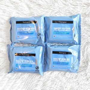 4 Neutrogena makeup remover wipes (4 packs)